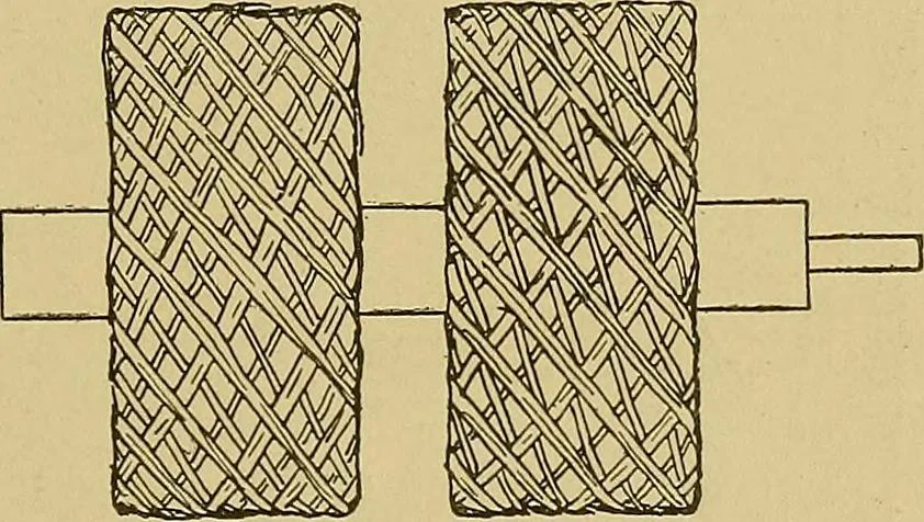 An illustration from Weaving; a practical guide to the mechanical construction, operation, and care of weaving machinery, and all details of the mechanical processes involved in weaving, 1909, leaf 40