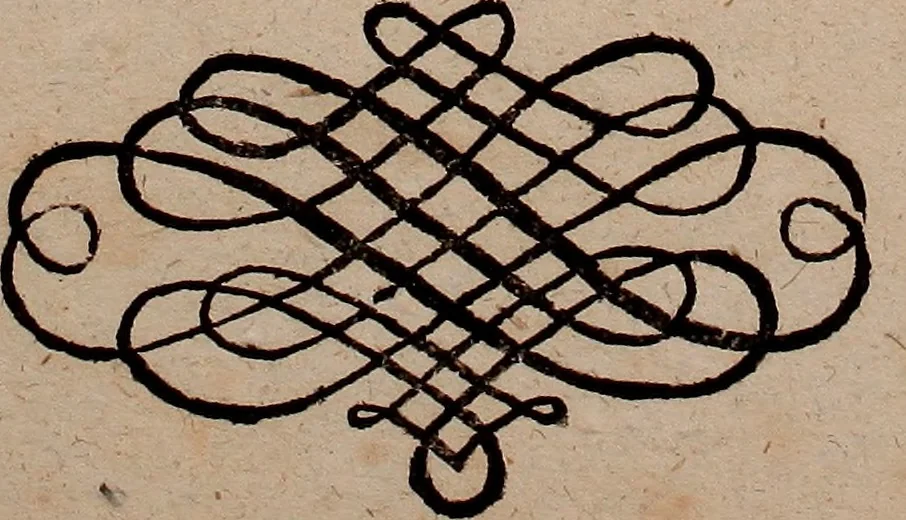 An illustration from Nützliches in lauter auserlesenen, wohl-approbirt- und meistentheils neu-inventirten Mustern bestehendes, Weber-Bild-Buch : als, zwey und siebenzig gesteinten Zeichnungen, von 15. bis auf 40. schäfftig und 32. Stück 16. und 20. schäfftigen Hin- und Wieder-Mödel, auch allerhand der nettesten Gattung von roth-gestreifften Arbeiten, sammt denen dazu gehörigen Zügen und Schnürungen : ingleichen allerhand nöthigen Bildern, auch Doppel-Kellisch, und einer Art von den Damast-Boden, 8. Flügel auf einen Bruch : dann eine Anweisung, wie sich diese Art Züg und Bilder zu halben Brüchen theilen, zerlegen, auch Doppel-Kellisch-Bilder so, wie man sie zum Gebrauch nöthig, selbst versetzen und verändern kan : wobey auch einer jeden Gattung insonderheit eine schrifftliche Anleitung voran gedruckt worden, 1783, leaf 210