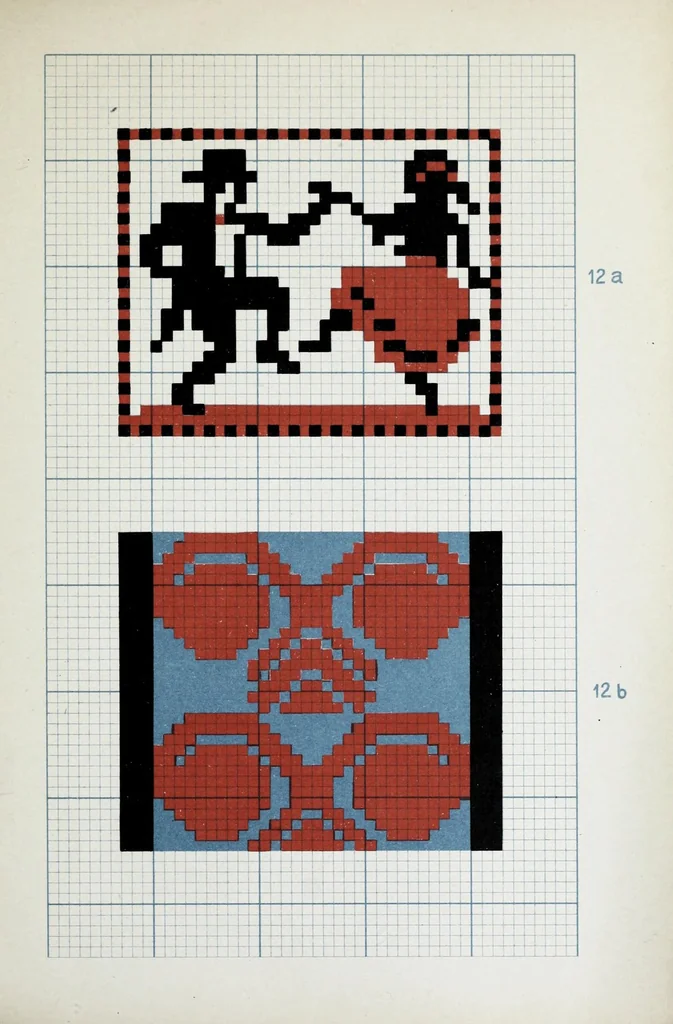 An illustration from Web-Muster, 1909, leaf 15