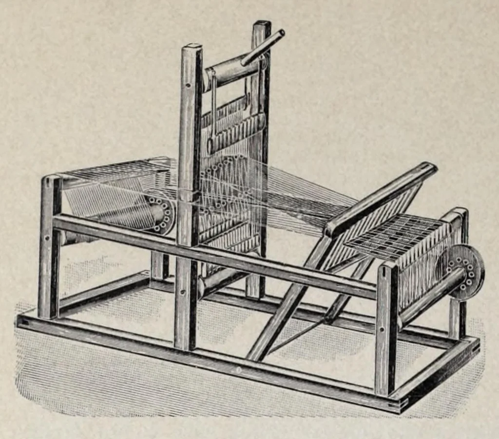 An illustration from Web-Muster, 1909, leaf 4