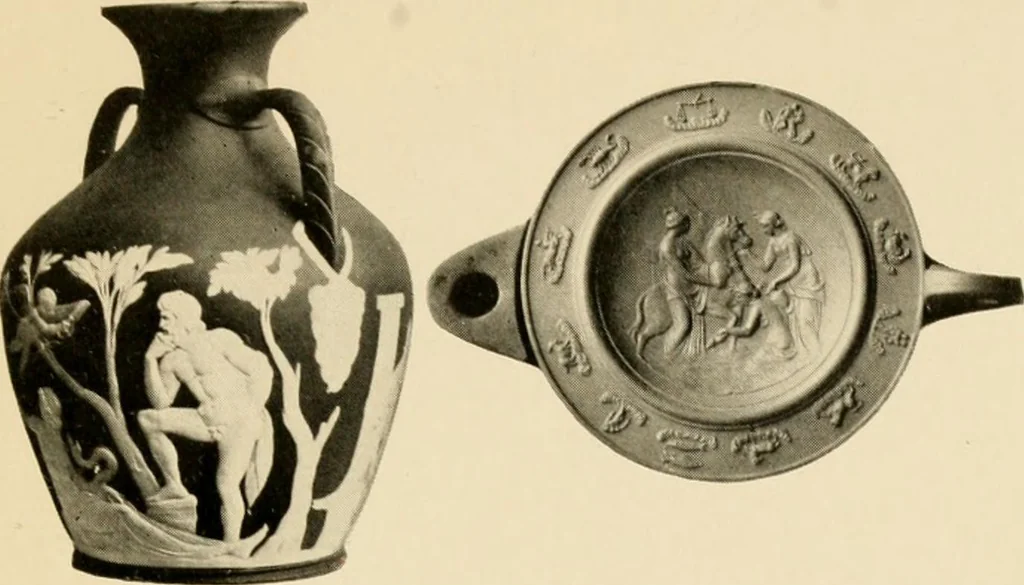 An illustration from Wedgwood and his imitators, 1909, leaf 92