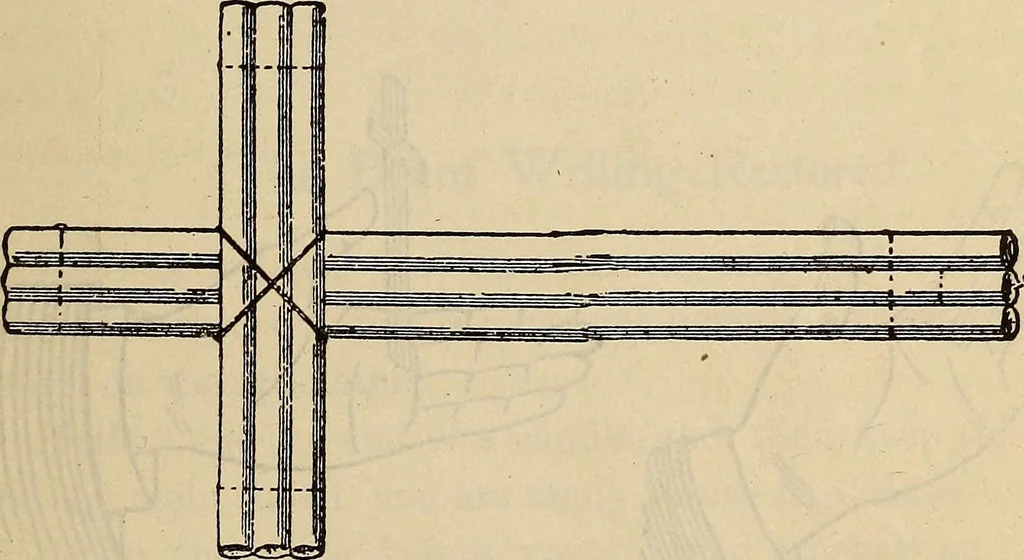 An illustration from Wehman Bros.' new book of one hundred and fifty parlor tricks and games : home-made apparatus, 1905, leaf 108