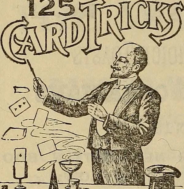 An illustration from Wehman Bros.' new book of one hundred and fifty parlor tricks and games : home-made apparatus, 1905, leaf 141