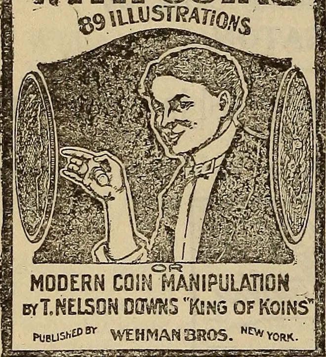 An illustration from Wehman Bros.' new book of one hundred and fifty parlor tricks and games : home-made apparatus, 1905, leaf 161