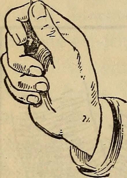 An illustration from Wehman Bros.' new book of one hundred and fifty parlor tricks and games : home-made apparatus, 1905, leaf 19