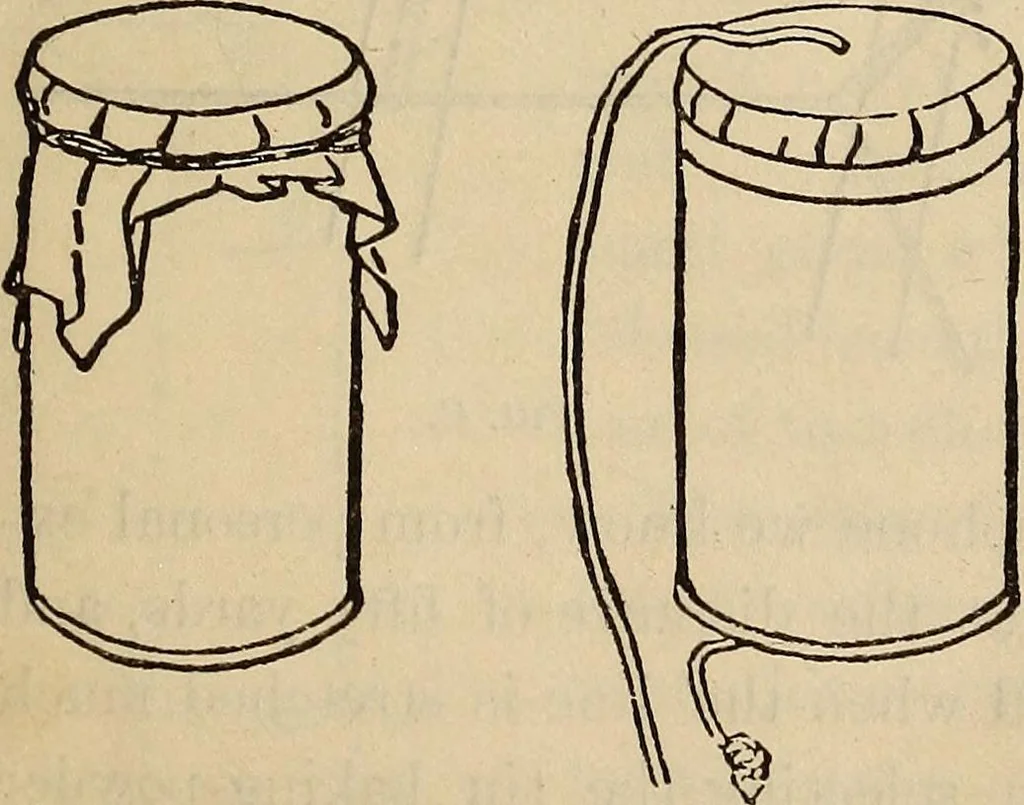 An illustration from Wehman Bros.' new book of one hundred and fifty parlor tricks and games : home-made apparatus, 1905, leaf 30