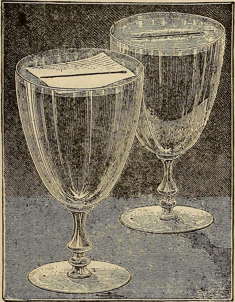 An illustration from Wehman Bros.' new book of one hundred and fifty parlor tricks and games : home-made apparatus, 1905, leaf 84