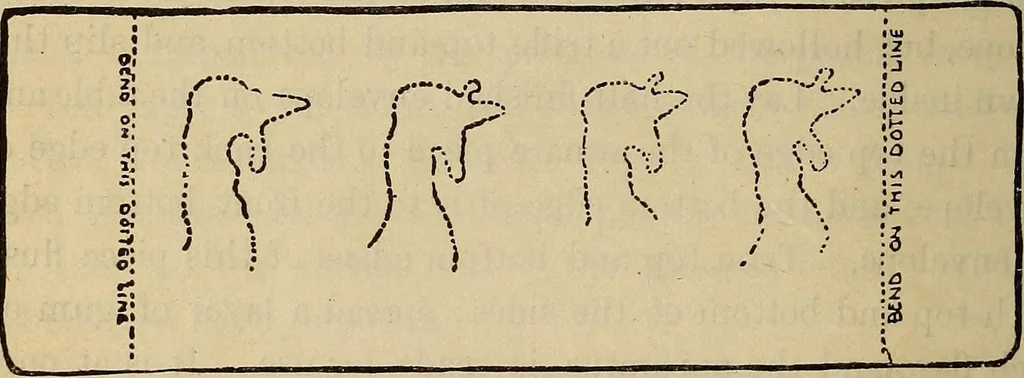 An illustration from Wehman Bros.' new book of one hundred and fifty parlor tricks and games : home-made apparatus, 1905, leaf 97
