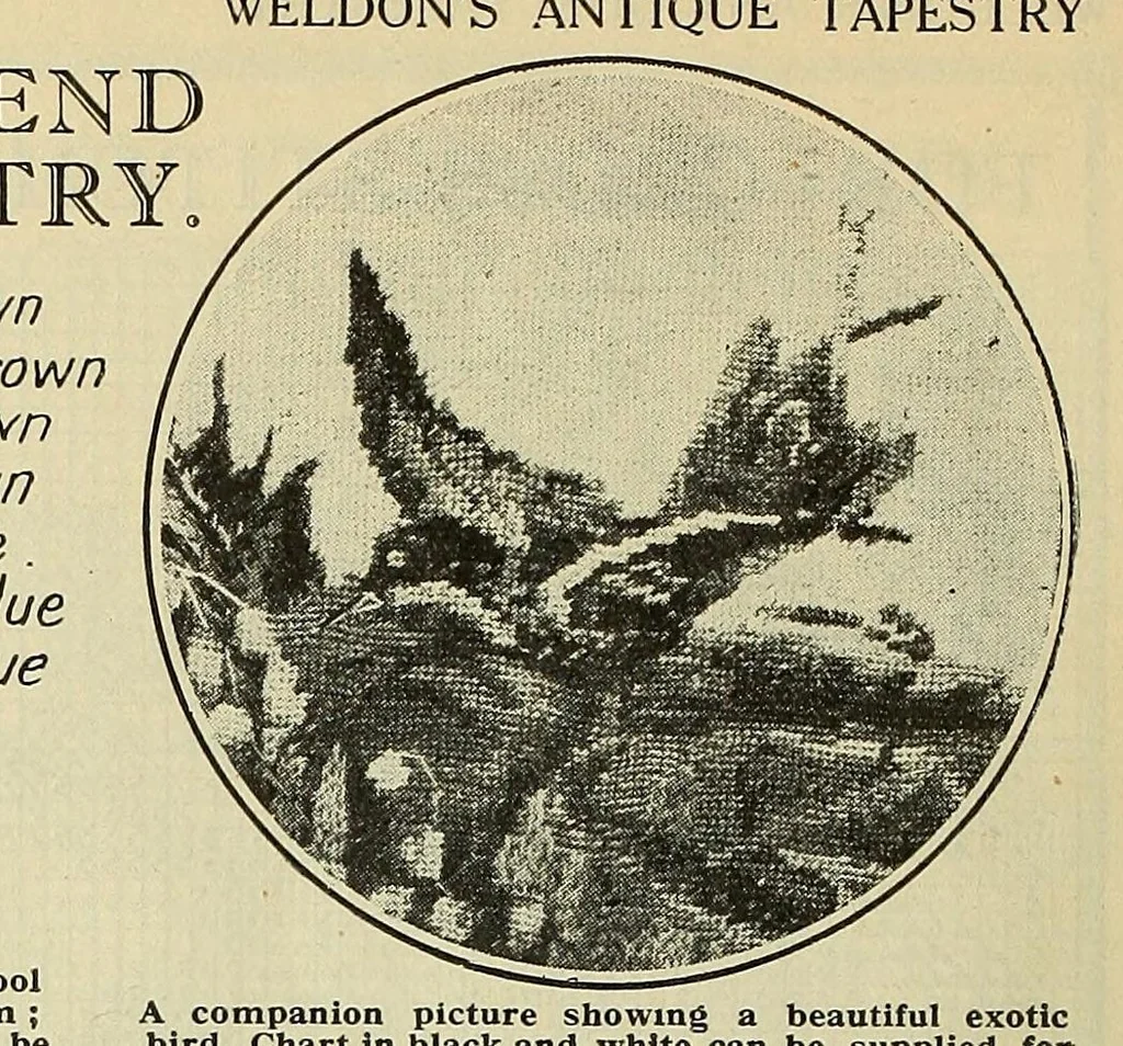 An illustration from Weldon's antique tapestry, 1920, leaf 10