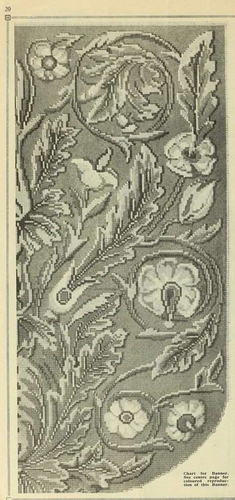 An illustration from Weldon's antique tapestry, 1920, leaf 28