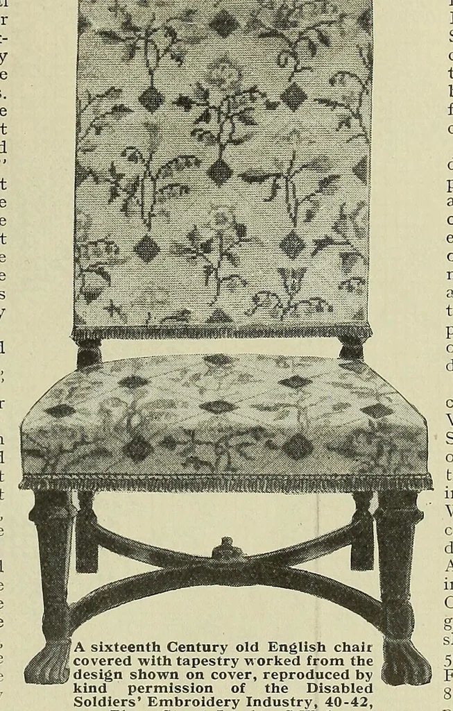 An illustration from Weldon's antique tapestry, 1920, leaf 7