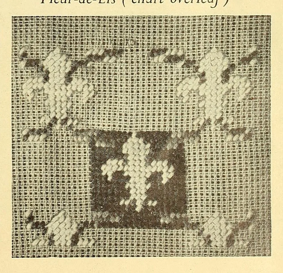 An illustration from Weldons needlework old & new, 1900, leaf 23