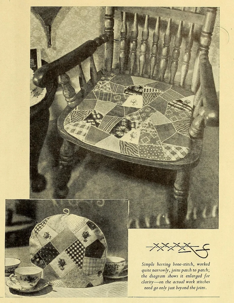 An illustration from Weldons needlework old & new, 1900, leaf 27