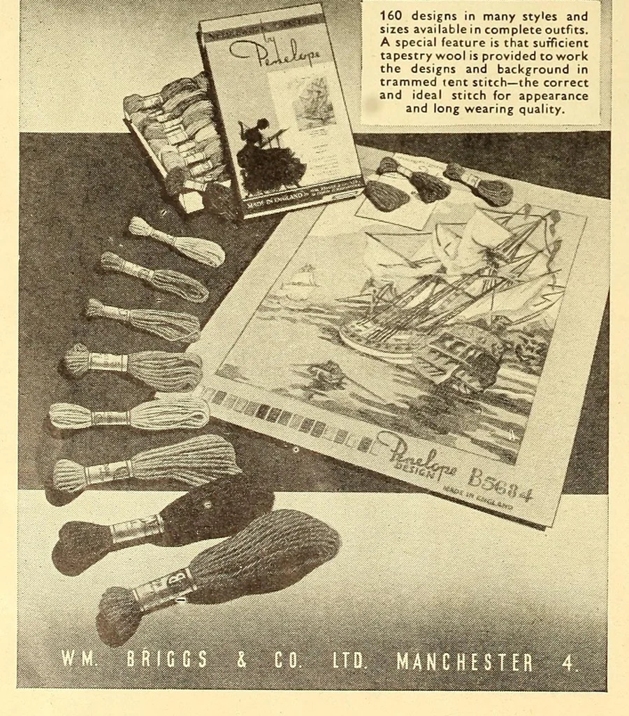 An illustration from Weldons needlework old & new, 1900, leaf 30