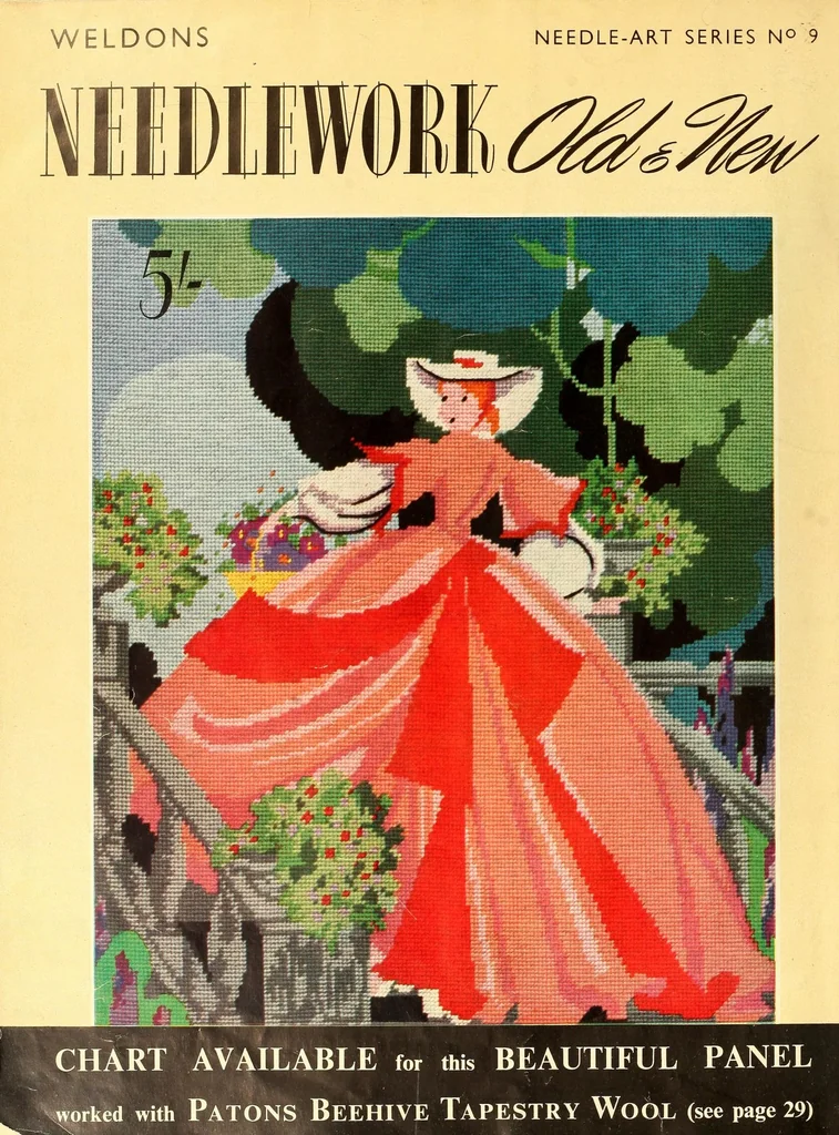 An illustration from Weldons needlework old & new, 1900, leaf 36