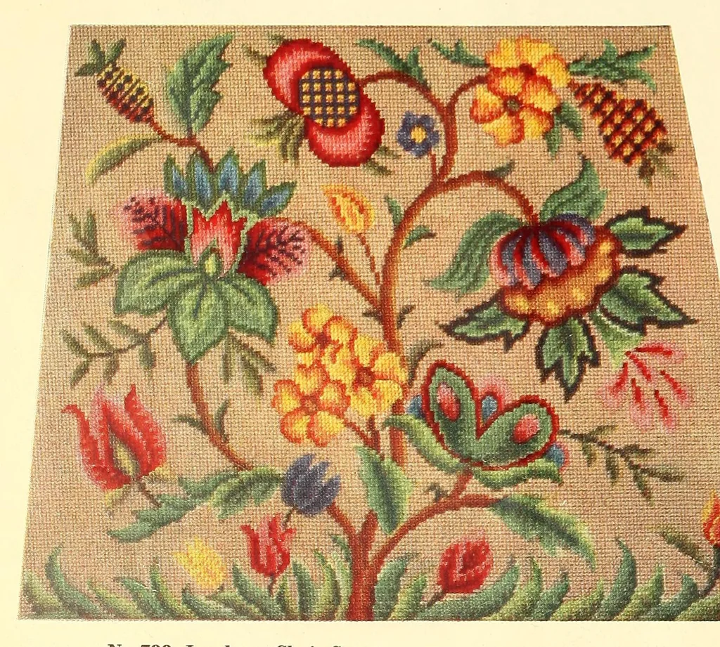 An illustration from Weldons needlework old & new, 1900, leaf 6