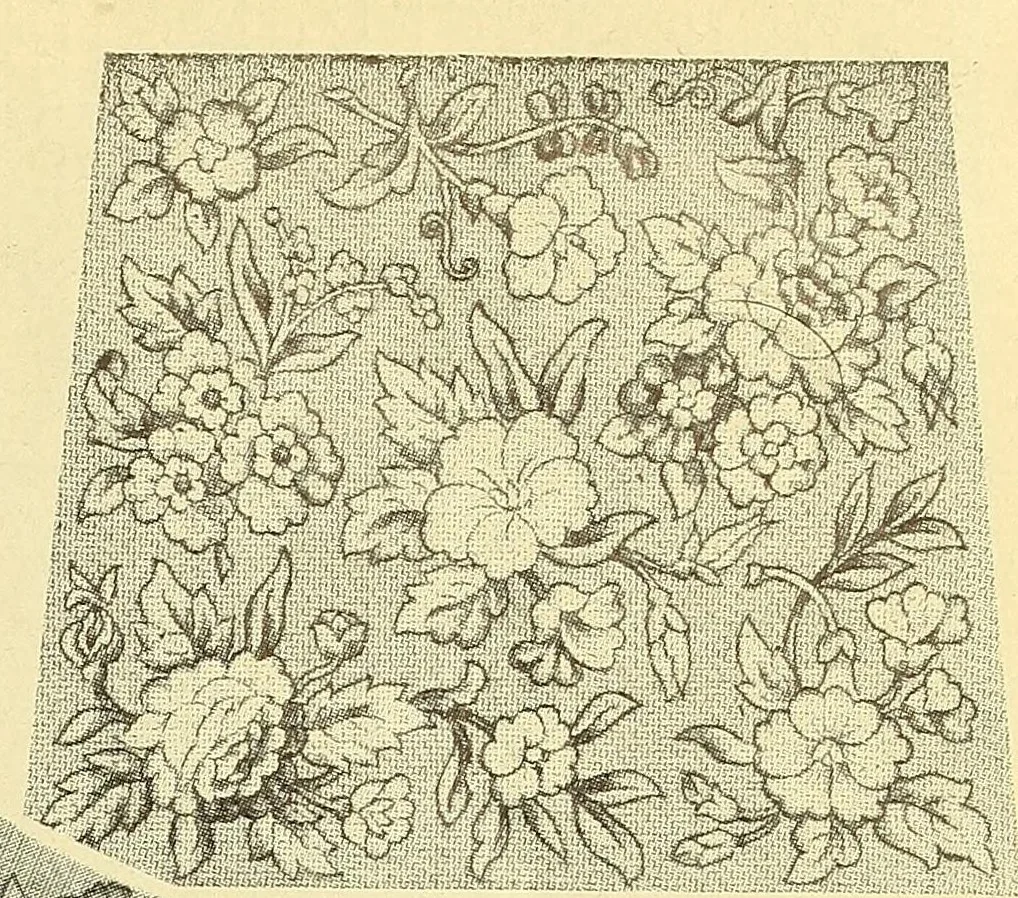 An illustration from Weldons needlework old & new, 1900, leaf 9