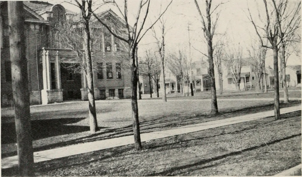 An illustration from The wellbeing of Waterloo : a report to the Civic Society of Waterloo, Iowa, 1910, leaf 17