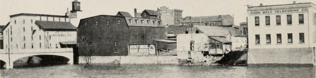 An illustration from The wellbeing of Waterloo : a report to the Civic Society of Waterloo, Iowa, 1910, leaf 29