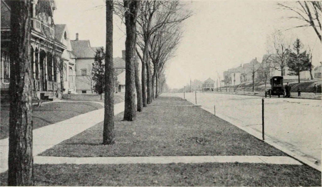 An illustration from The wellbeing of Waterloo : a report to the Civic Society of Waterloo, Iowa, 1910, leaf 7