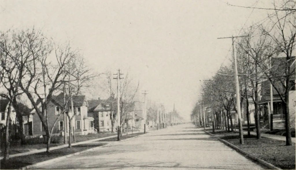 An illustration from The wellbeing of Waterloo : a report to the Civic Society of Waterloo, Iowa, 1910, leaf 7