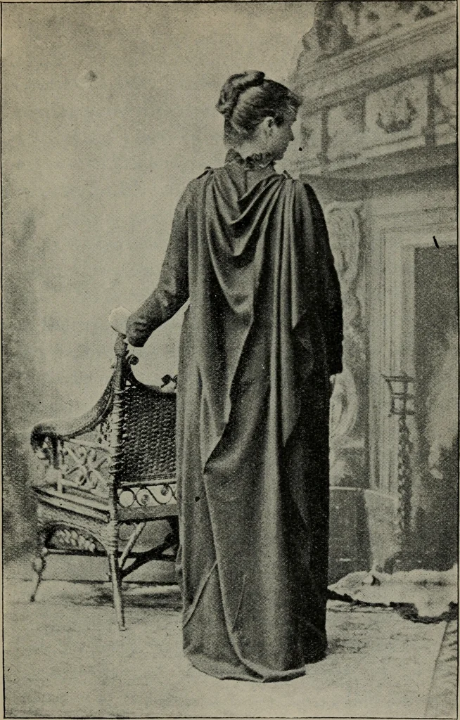 An illustration from The well-dressed woman: a study in the practical application to dress of the laws of health, art, and morals, 1893, leaf 112