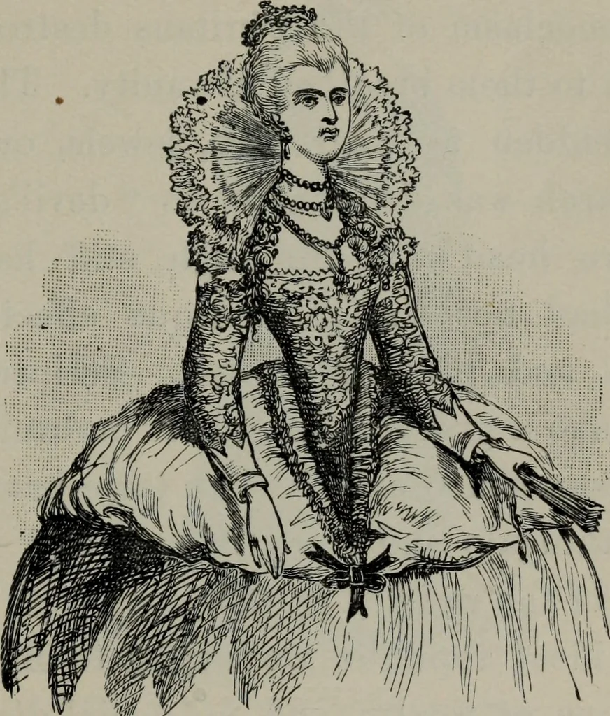 An illustration from The well-dressed woman: a study in the practical application to dress of the laws of health, art, and morals, 1893, leaf 134