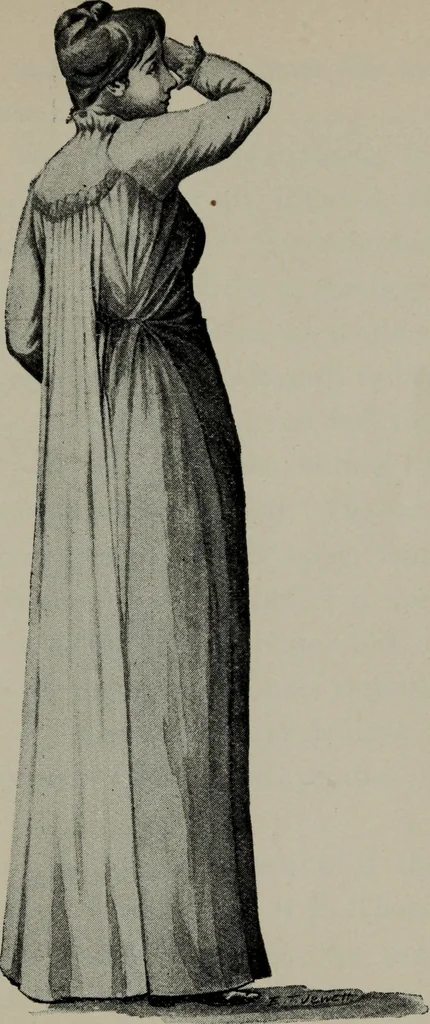 An illustration from The well-dressed woman: a study in the practical application to dress of the laws of health, art, and morals, 1893, leaf 148