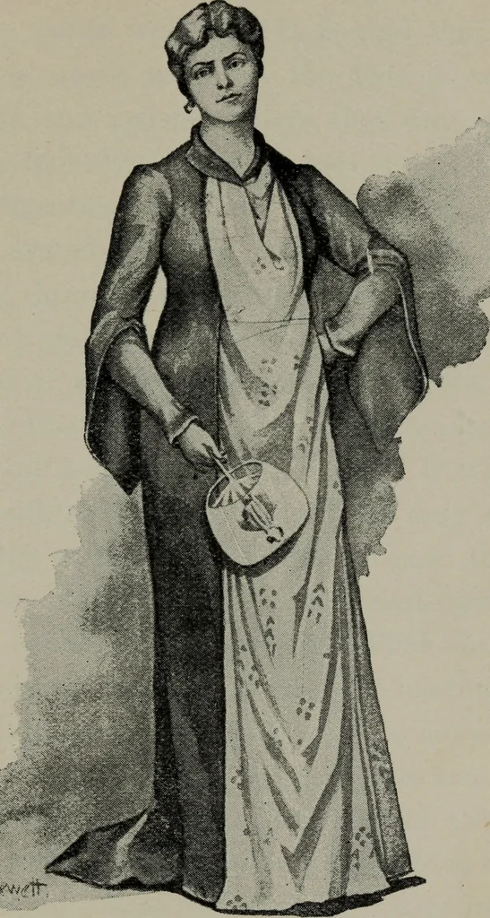 An illustration from The well-dressed woman: a study in the practical application to dress of the laws of health, art, and morals, 1893, leaf 192