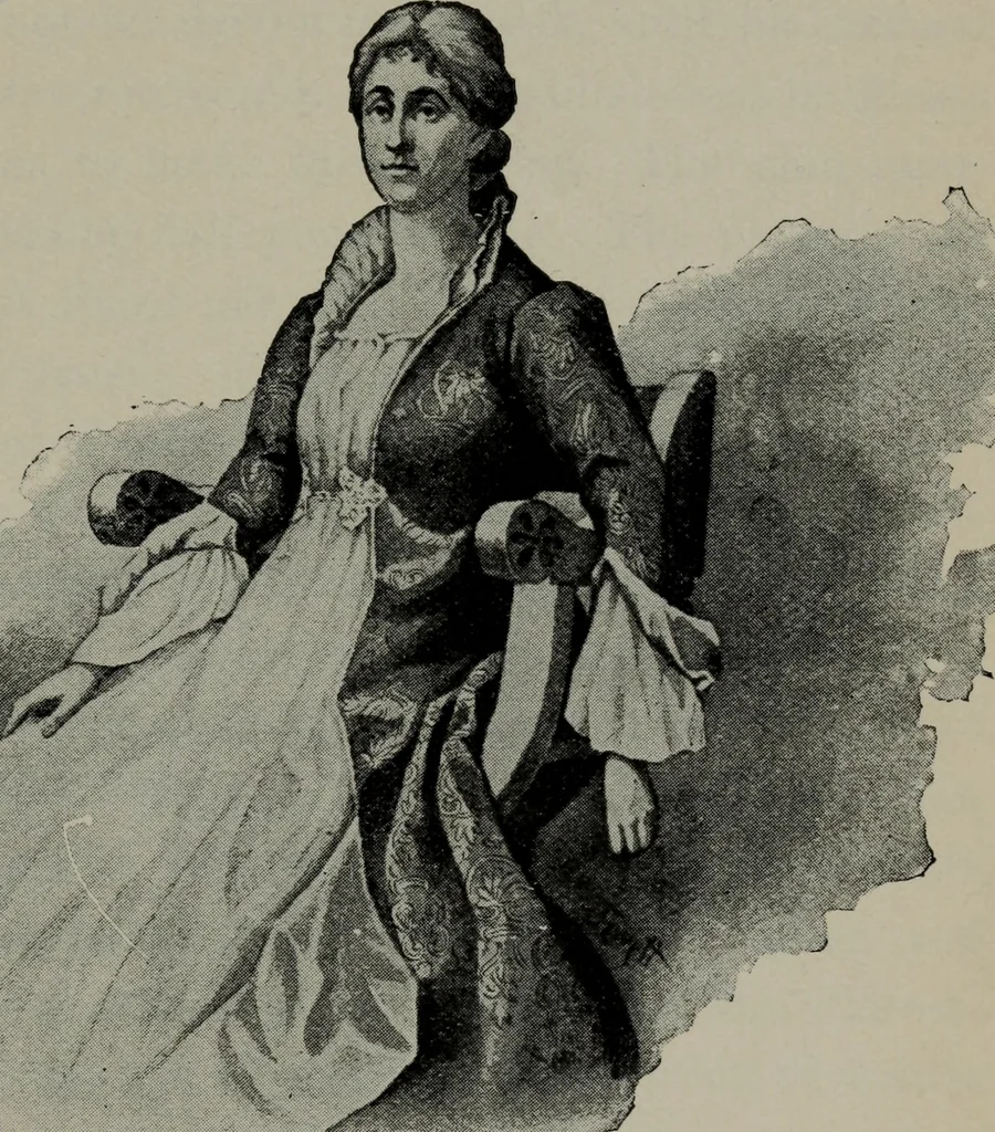 An illustration from The well-dressed woman: a study in the practical application to dress of the laws of health, art, and morals, 1893, leaf 212