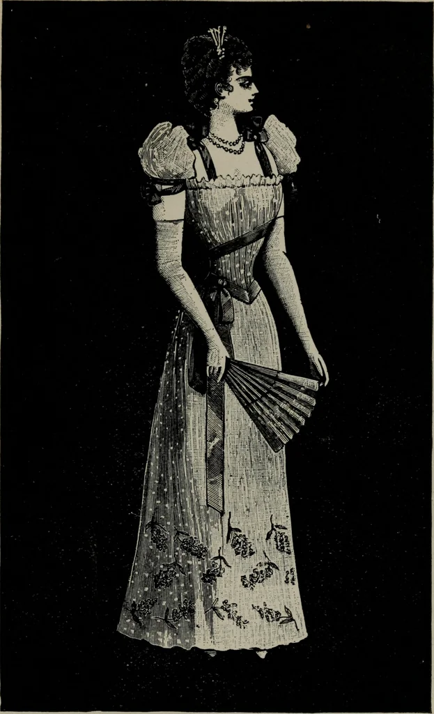 An illustration from The well-dressed woman: a study in the practical application to dress of the laws of health, art, and morals, 1893, leaf 226