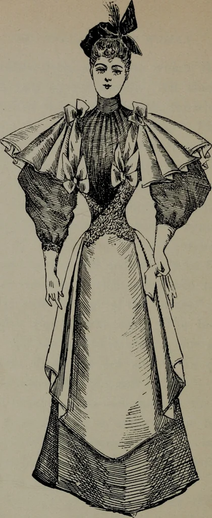 An illustration from The well-dressed woman: a study in the practical application to dress of the laws of health, art, and morals, 1893, leaf 239