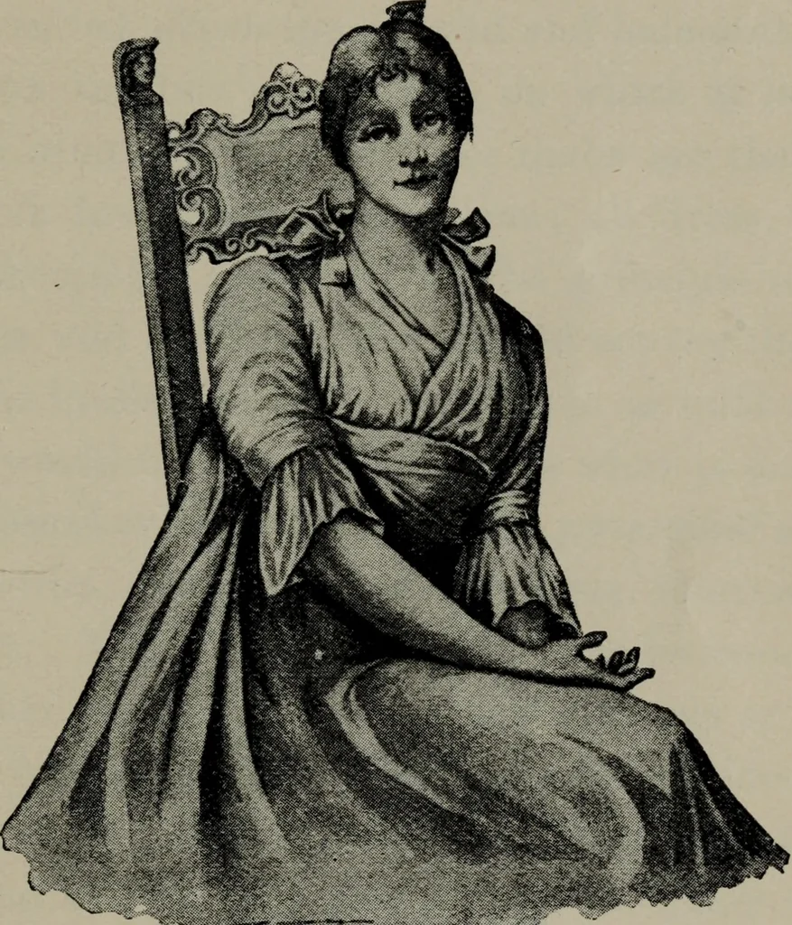 An illustration from The well-dressed woman: a study in the practical application to dress of the laws of health, art, and morals, 1893, leaf 260