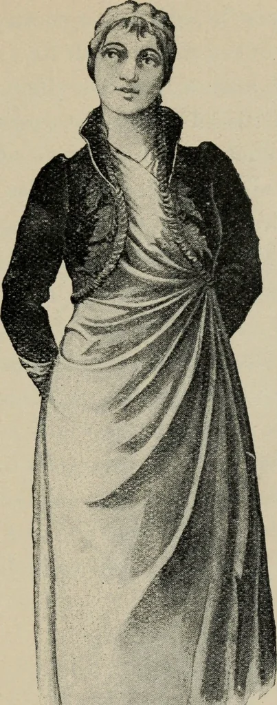 An illustration from The well-dressed woman: a study in the practical application to dress of the laws of health, art, and morals, 1893, leaf 30