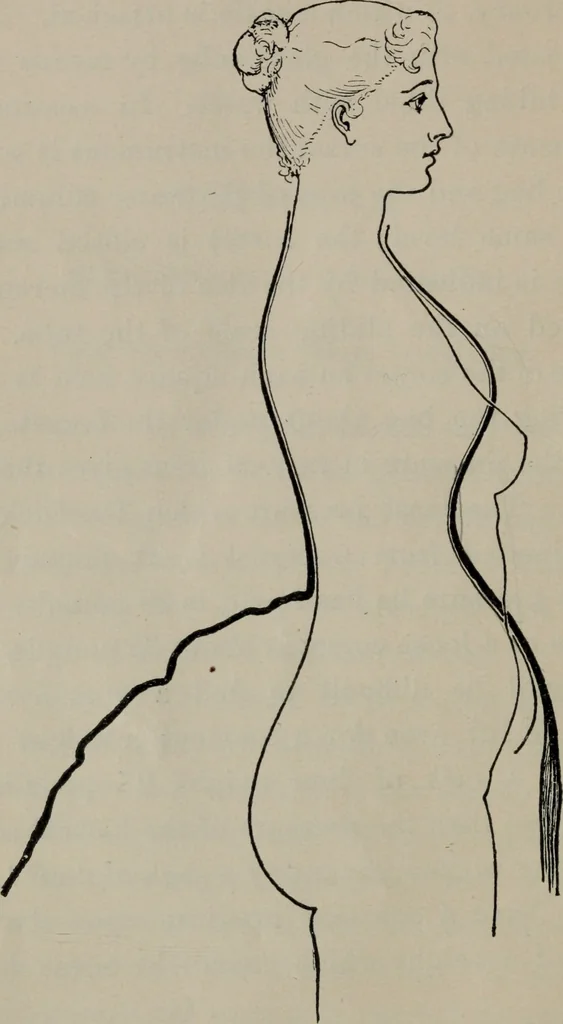 An illustration from The well-dressed woman: a study in the practical application to dress of the laws of health, art, and morals, 1893, leaf 45