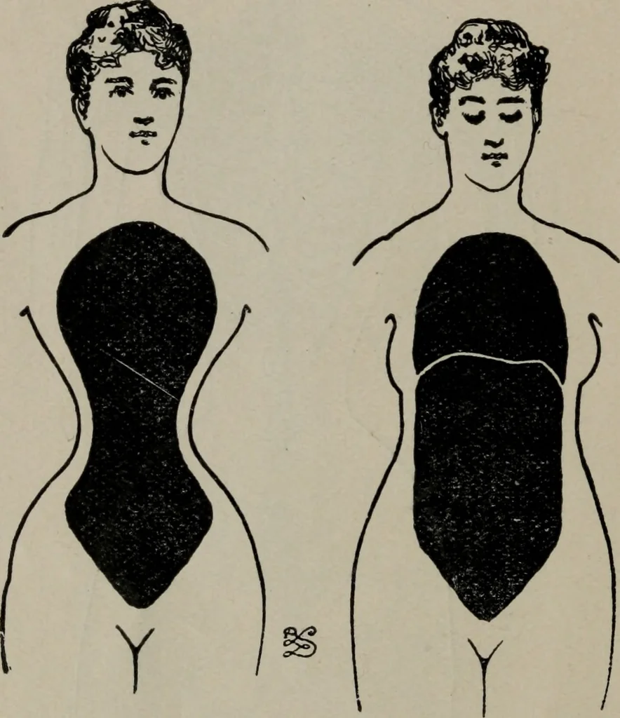 An illustration from The well-dressed woman: a study in the practical application to dress of the laws of health, art, and morals, 1893, leaf 49