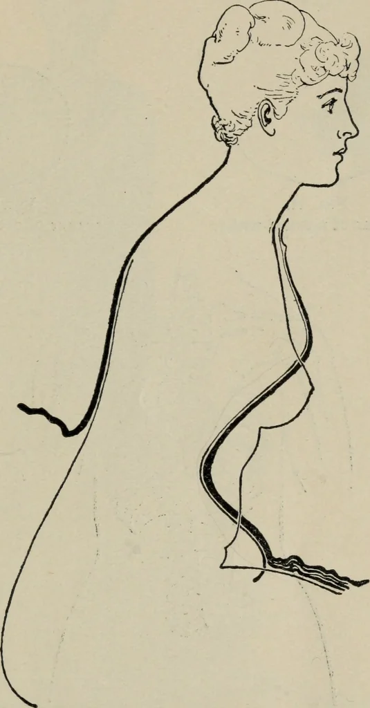 An illustration from The well-dressed woman: a study in the practical application to dress of the laws of health, art, and morals, 1893, leaf 52