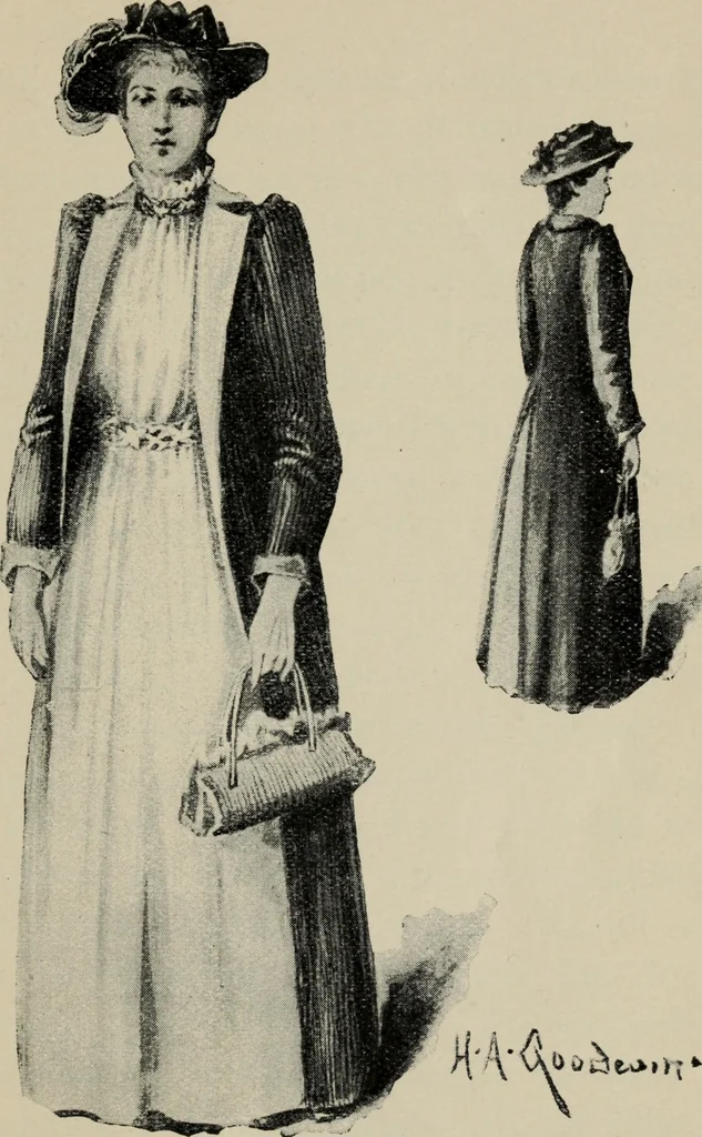 An illustration from The well-dressed woman: a study in the practical application to dress of the laws of health, art, and morals, 1893, leaf 62