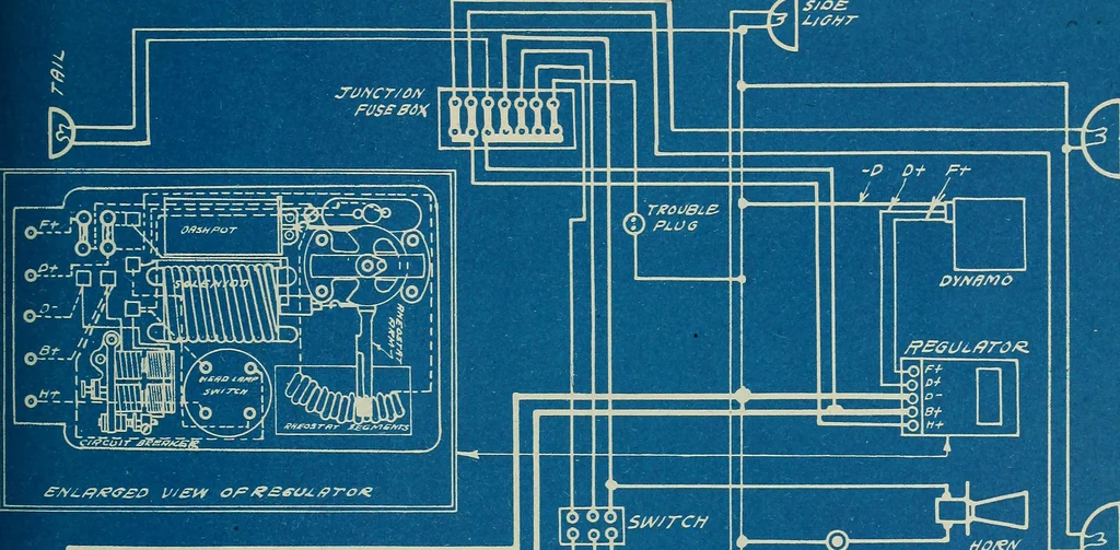 An illustration from Wells' auto-electricians' handbook; a reference book of adjustments, tests, repairs and performance of electric lighting and starting equipment on automobiles, 1922, leaf 360