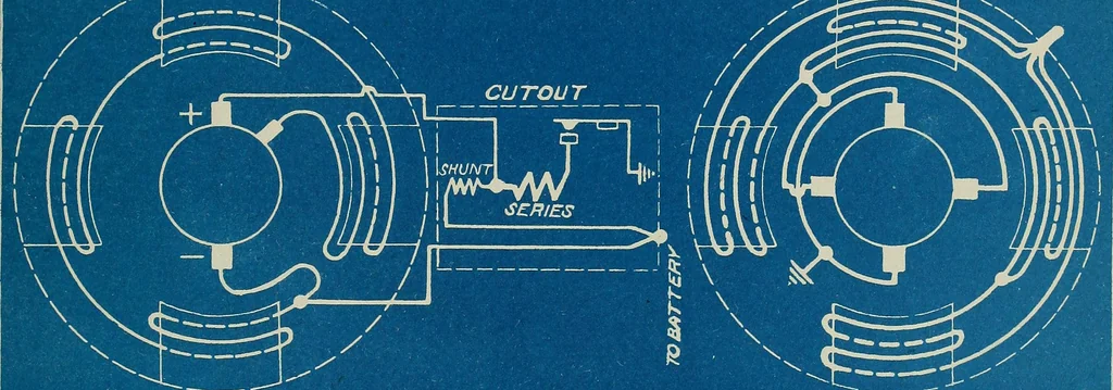 An illustration from Wells' auto-electricians' handbook; a reference book of adjustments, tests, repairs and performance of electric lighting and starting equipment on automobiles, 1922, leaf 366