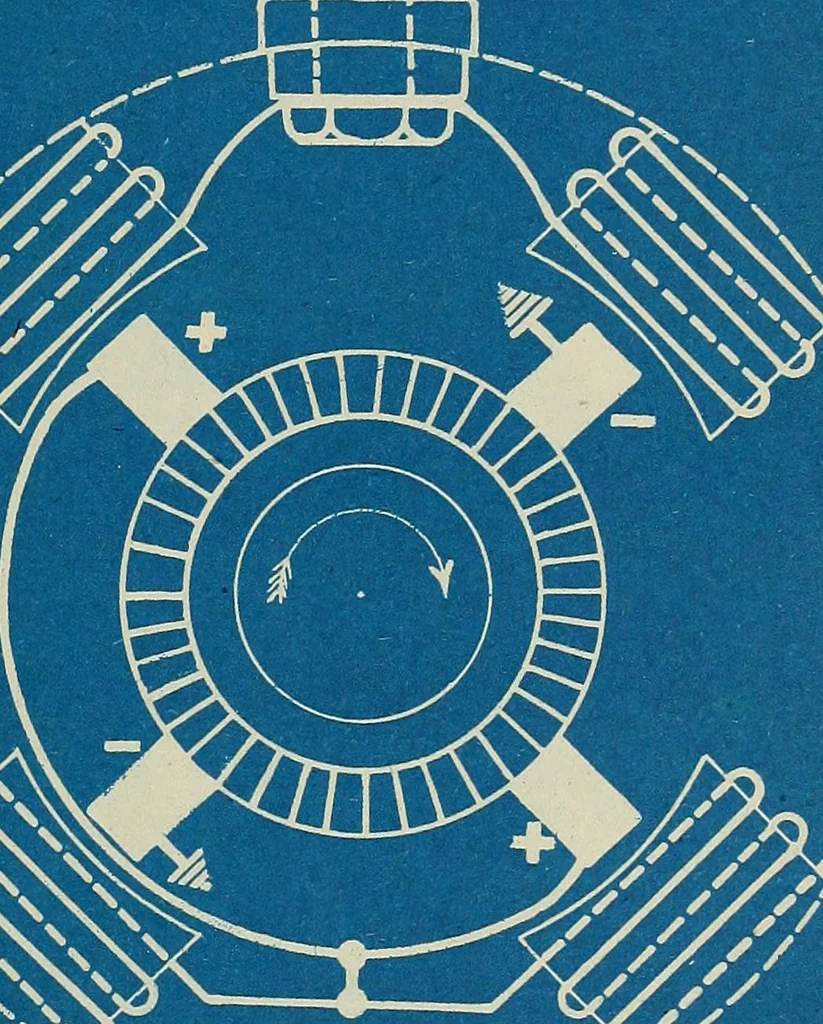 An illustration from Wells' auto-electricians' handbook; a reference book of adjustments, tests, repairs and performance of electric lighting and starting equipment on automobiles, 1922, leaf 380