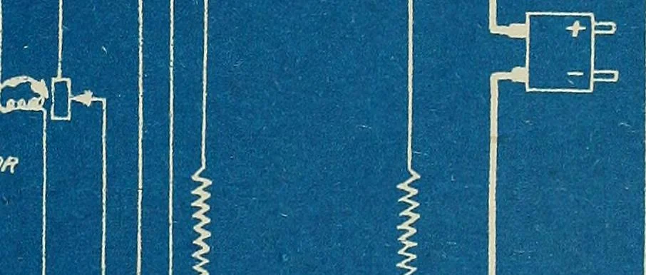 An illustration from Wells' auto-electricians' handbook; a reference book of adjustments, tests, repairs and performance of electric lighting and starting equipment on automobiles, 1922, leaf 386