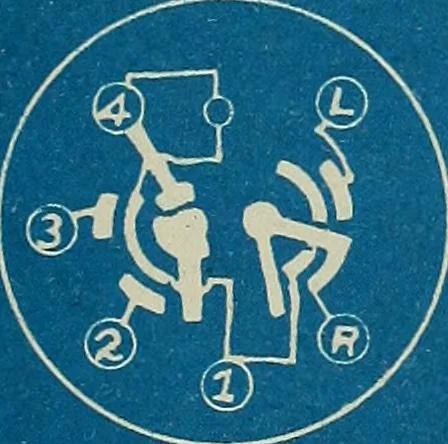 An illustration from Wells' auto-electricians' handbook; a reference book of adjustments, tests, repairs and performance of electric lighting and starting equipment on automobiles, 1922, leaf 458