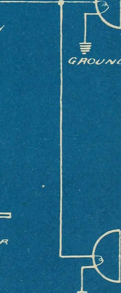 An illustration from Wells' auto-electricians' handbook; a reference book of adjustments, tests, repairs and performance of electric lighting and starting equipment on automobiles, 1922, leaf 470