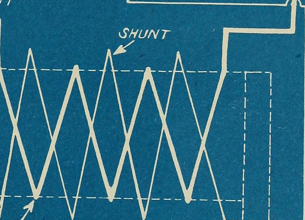 An illustration from Wells' auto-electricians' handbook; a reference book of adjustments, tests, repairs and performance of electric lighting and starting equipment on automobiles, 1922, leaf 498
