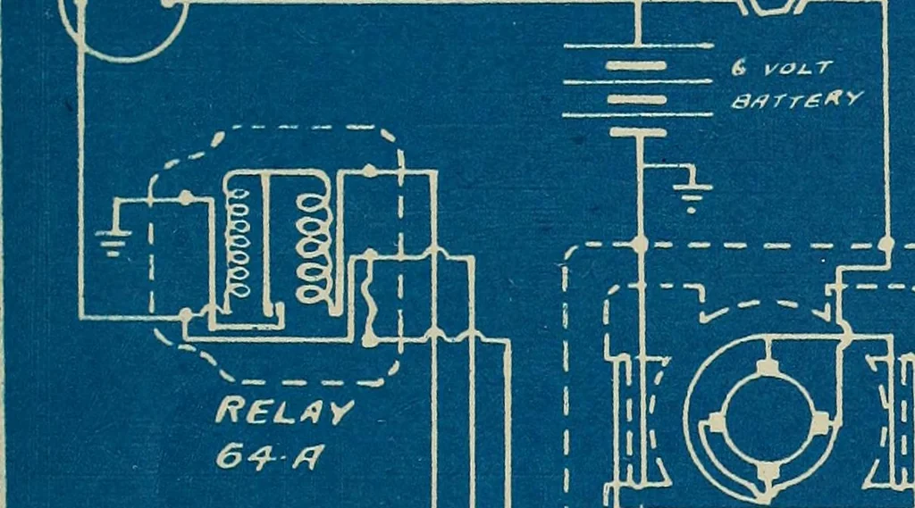 An illustration from Wells' auto-electricians' handbook; a reference book of adjustments, tests, repairs and performance of electric lighting and starting equipment on automobiles, 1922, leaf 540