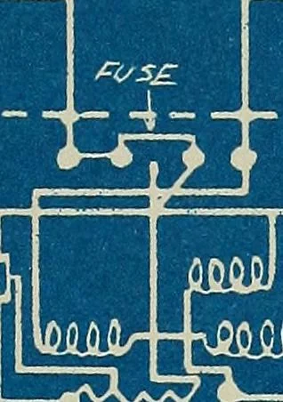 An illustration from Wells' auto-electricians' handbook; a reference book of adjustments, tests, repairs and performance of electric lighting and starting equipment on automobiles, 1922, leaf 546
