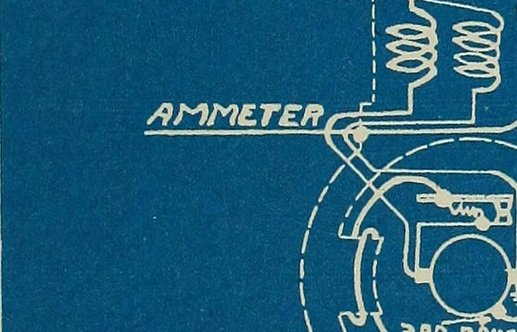 An illustration from Wells' auto-electricians' handbook; a reference book of adjustments, tests, repairs and performance of electric lighting and starting equipment on automobiles, 1922, leaf 558