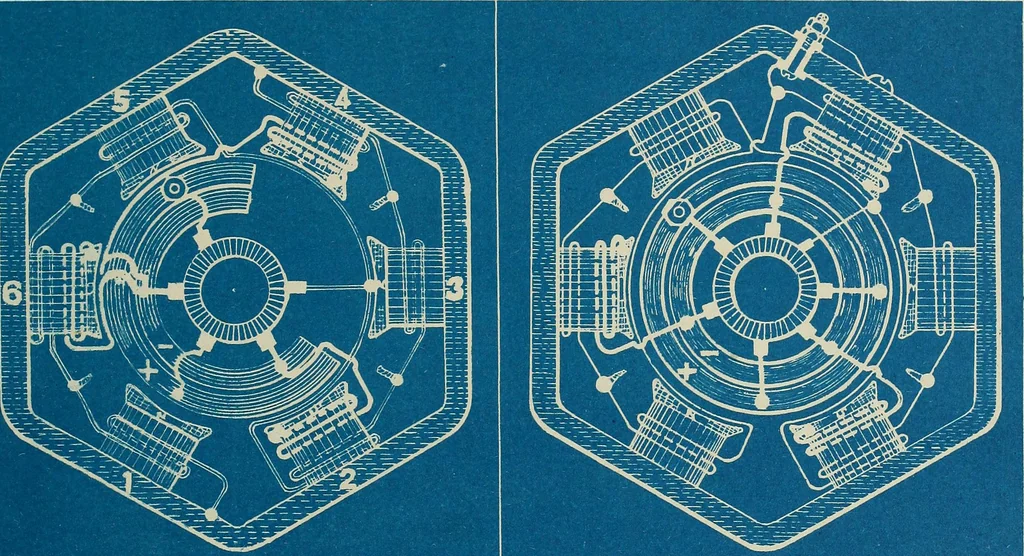 An illustration from Wells' auto-electricians' handbook; a reference book of adjustments, tests, repairs and performance of electric lighting and starting equipment on automobiles, 1922, leaf 568
