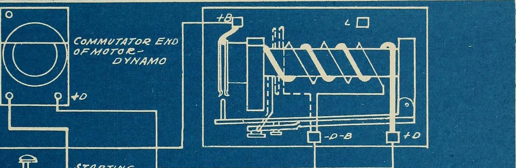 An illustration from Wells' auto-electricians' handbook; a reference book of adjustments, tests, repairs and performance of electric lighting and starting equipment on automobiles, 1922, leaf 576